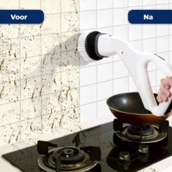 B-care Elektrische Schoonmaakborstel - 4 Opzetstukken - Wasborstel - Poetsmachine - Schrobborstel - Handborstel - Werkborstel - Schrobber - Boorborstel - Schoonmaakmiddelen - Reinigingsborstel -Lifestyle-Productwinkel 1200x1200 1457