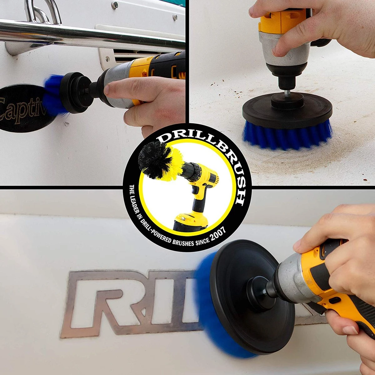 Merkloos 3 Delige Borstelset Voor Boormachine, Opzetstuk Voor Boormachine, Reinigingsborstels, Boorborstels 7 Merkloos 3 Delige Borstelset Voor Boormachine, Opzetstuk Voor Boormachine, Reinigingsborstels, Boorborstels - Afbeelding 5
