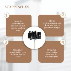 Waay Lifestyle Schoorsteenveegset - Schoorsteenborstel 6 Meter - Schoorsteenreiniger - Schrobborstels - Schoorsteenveger - Flexibele Steel - Geschikt Voor Boormachine - Wit -Lifestyle-Productwinkel 1200x1200 1540