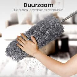 Plumeau Uitschuifbaar Tot 280cm - RVS - Telescopisch - Plumeau Met Telescoopsteel - 360° Flexibel -Lifestyle-Productwinkel 1200x1200 1583