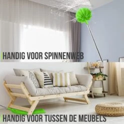 Strex Telescopische Plumeau Set Met Telescoopsteel - 60 Tot 140 Cm - Uitschuifbaar - Flexibel - Microvezel Ragebol - 5-Delige Schoonmaak Set -Lifestyle-Productwinkel 1200x1200 1590