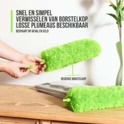 Strex Telescopische Plumeau Set Met Telescoopsteel - 60 Tot 140 Cm - Uitschuifbaar - Flexibel - Microvezel Ragebol - 5-Delige Schoonmaak Set -Lifestyle-Productwinkel 1200x1200 1593