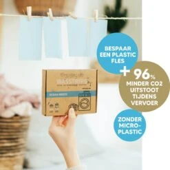 Wasmiddeldoekjes - Ocean Breeze Wasstrips 64 Wasbeurten – Wasmiddel Wasdoekjes - Natuurlijke Wasverzachter – Vegan – Zero Waste -Lifestyle-Productwinkel 1200x1200 206