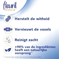 Fleuril Renew Wit - Vloeibaar Wasmiddel - Voordeelverpakking - 65 Wasbeurten 14 Fleuril Renew Wit - Vloeibaar Wasmiddel - Voordeelverpakking - 65 Wasbeurten -Lifestyle-Productwinkel 1200x1200 224