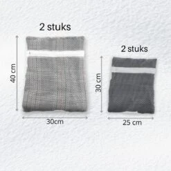 Orange85 Waszak - 4-Delige Set - Lingerie - Bh - Kleding - Met Ritssluiting - Waszakje - Groot - Klein - Wasgoed - Wasmachine - Wasnet - Polyester - Laundry Bag -Lifestyle-Productwinkel 1200x1200 24