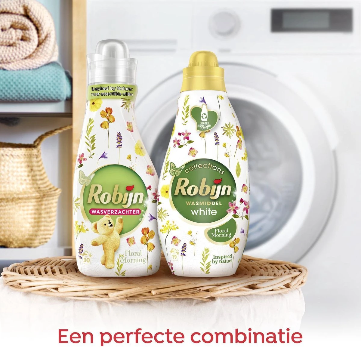 Robijn Klein & Krachtig Wit Floral Morning Vloeibaar Wasmiddel - 8 X 19 Wasbeurten - Voordeelverpakking 8 Robijn Klein & Krachtig Wit Floral Morning Vloeibaar Wasmiddel - 8 X 19 Wasbeurten - Voordeelverpakking - Afbeelding 6