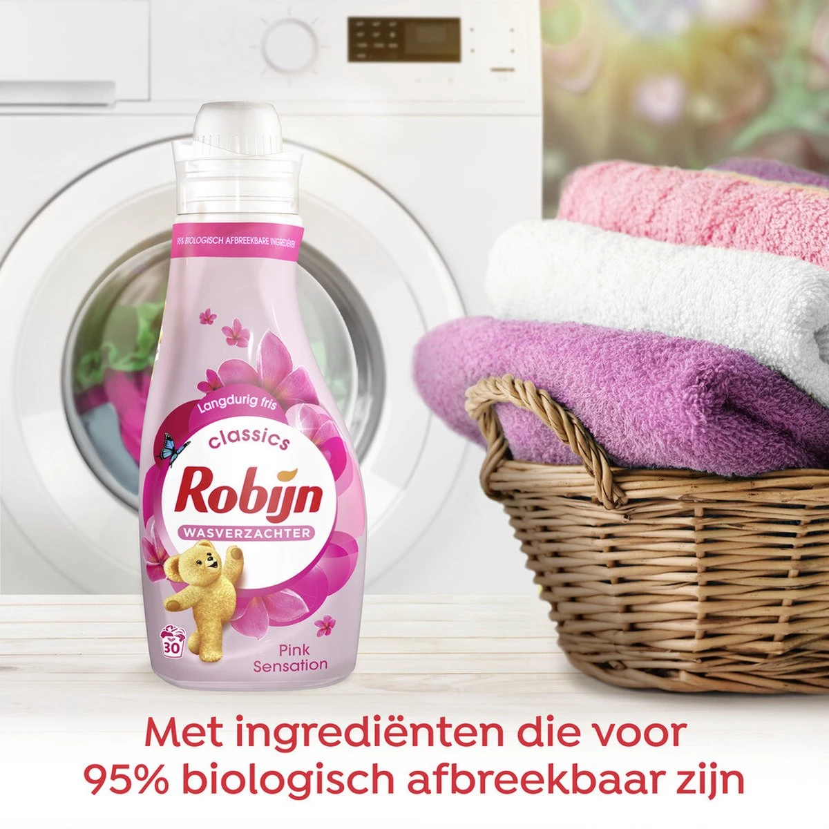Robijn Pink Sensation Wasverzachter - 240 Wasbeurten - Voordeelverpakking 10 Robijn Pink Sensation Wasverzachter - 240 Wasbeurten - Voordeelverpakking - Afbeelding 8