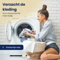 Wooly Drogerballen - 6 Wasdroger Ballen - Duurzaam - Wol - Herbruikbare Wasballen - Wasbol - Wasverzachter 15 Wooly Drogerballen - 6 Wasdroger Ballen - Duurzaam - Wol - Herbruikbare Wasballen - Wasbol - Wasverzachter -Lifestyle-Productwinkel 1200x1200 426