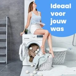 DRYQUICK Drogerballen- Wasbollen- Duurzaam Schapenwol - Herbruikbaar- 6 XL Wasballen Wit 16 DRYQUICK Drogerballen- Wasbollen- Duurzaam Schapenwol - Herbruikbaar- 6 XL Wasballen Wit -Lifestyle-Productwinkel 1200x1200 450