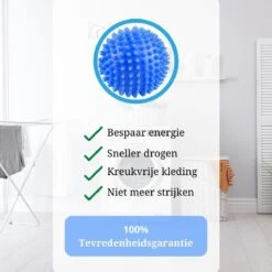 Wasdroger Ballen - Wasbol - Droogballen - Wasbal - Wasballen - Drogerballen - Wasballen Voor Wasmachine - 4 Stuks -Lifestyle-Productwinkel 1200x1200 465