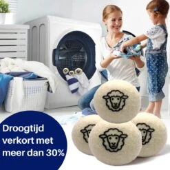 Drogerballen 6 Stuks - Wasbol - Droogballen - Herbruikbare Wasbollen - Wasverzachter - Wasdrogerballen - Doseerbol 11 Drogerballen 6 Stuks - Wasbol - Droogballen - Herbruikbare Wasbollen - Wasverzachter - Wasdrogerballen - Doseerbol -Lifestyle-Productwinkel 1200x1200 474