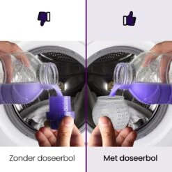 BluGo Doseerbol 2 Stuks - Wasbollen - Doseerdop - Drogerballen - Wasballen - Wasmiddel - Herbruikbaar - Maataanduiding - 150ml -Lifestyle-Productwinkel 1200x1200 479