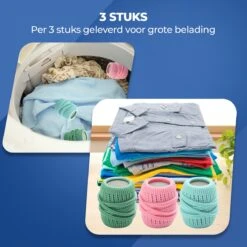 Roegaarden Drogerballen - Droogballen - Met Spons - Duurzaam - Sneller Droog -Lifestyle-Productwinkel 1200x1200 500