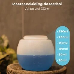 FAVE Doseerbol - Wasbollen - Drogerbollen - Transparant - Doseerdop - 230ml - 2 Stuks - Inclusief E-book -Lifestyle-Productwinkel 1200x1200 577