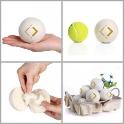 LuxerLiving Wasbol Set Van 6 - Droogt Tot 30% Sneller - Wasverzachter - Droger Ballen - Dryer Balls - Ecologisch - 100% Wol 13 LuxerLiving Wasbol Set Van 6 - Droogt Tot 30% Sneller - Wasverzachter - Droger Ballen - Dryer Balls - Ecologisch - 100% Wol -Lifestyle-Productwinkel 1200x1200 583