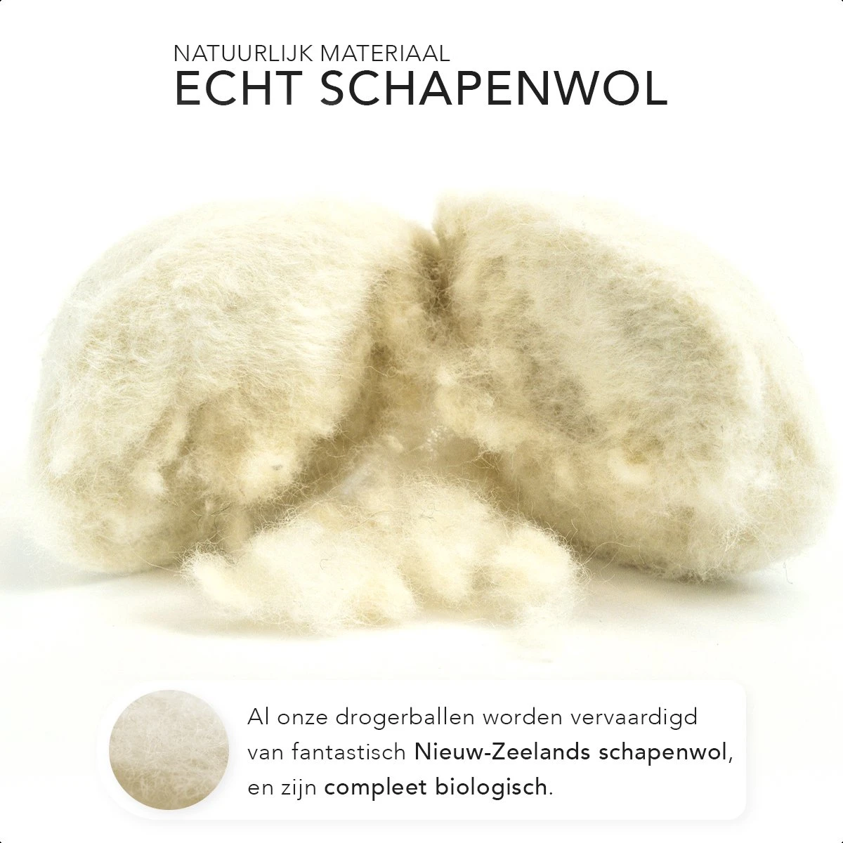 STEAMRS - 6x Wasdrogerballen - 100% Schapenwol - Verkort Droogtijd - Zachtere & Kreukloze Was 8 STEAMRS - 6x Wasdrogerballen - 100% Schapenwol - Verkort Droogtijd - Zachtere & Kreukloze Was - Afbeelding 6