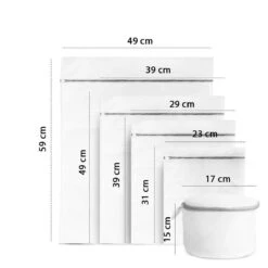 ForDig Wasnet Waszakjes (5 Stuks) Voor Lingerie En Fijne Was - Geschikt Voor Wasmachine - Met Rits - Wit 17 ForDig Wasnet Waszakjes (5 Stuks) Voor Lingerie En Fijne Was - Geschikt Voor Wasmachine - Met Rits - Wit -Lifestyle-Productwinkel 1200x1200 597