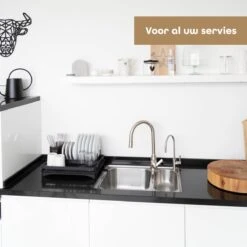 Baulk® - Afdruiprek - Afdruiprek Met Lekbak - Afwas - Droogrek Afwas - RVS - Bestekbak - Modern -Lifestyle-Productwinkel 1200x1200 663