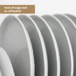 Baulk® - Afdruiprek - Afdruiprek Met Lekbak - Afwas - Droogrek Afwas - RVS - Bestekbak - Modern -Lifestyle-Productwinkel 1200x1200 665