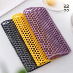 BODO Gootsteenmat Siliconen Donker Grijs - 34.5 X 34.5 Cm - Keuken Accessoires - Gootsteen Beschermer - Onderzetters Siliconen - Anti Kras -Lifestyle-Productwinkel 1200x1200 867