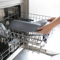 Navaris Siliconen Droogmat Met Afvoer - Aanrecht Droogmat Voor Afwas, Borden, Bestek, Glazen - Grijs -Lifestyle-Productwinkel 1200x1200 952