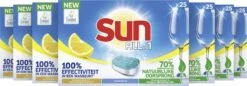 SUN® Sun All-In-1 Citroen Vaatwastabletten - 7 X 24 Tabletten - Voordeelverpakking -Lifestyle-Productwinkel 1200x417