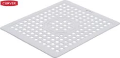 Nieuwe Producten 9 Curver Gootsteenmat Rechthoekig - 26x32x1 Cm - Wit