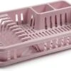 Oud Roze Afdruiprek Met Lekbak 45 X 30 Cm - Keukenbenodigdheden - Afwassen/afdrogen - Afwasrekken - Afdruiprekken Met Lekbak -Lifestyle-Productwinkel 1200x653