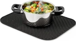 Merkloos Afdruipmat Met GRATIS Afwasborstel - Droogmat - Afdruipmat Siliconen - BPA Vrij - Afdruipmat Voor Afwas - Zwart -Lifestyle-Productwinkel 1200x655 1