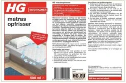 HG Matrasopfrisser - 500ml - Maskeert Niet, Maar Neemt De Bron Weg - Geeft Snel Een Fris Matras 8 HG Matrasopfrisser - 500ml - Maskeert Niet, Maar Neemt De Bron Weg - Geeft Snel Een Fris Matras -Lifestyle-Productwinkel 1200x790 1