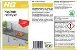 HG Keuken Reiniger - 500ml - Effectief En Hygiënisch - Voor Alle Afwasbare Oppervlakken -Lifestyle-Productwinkel 1200x792 2