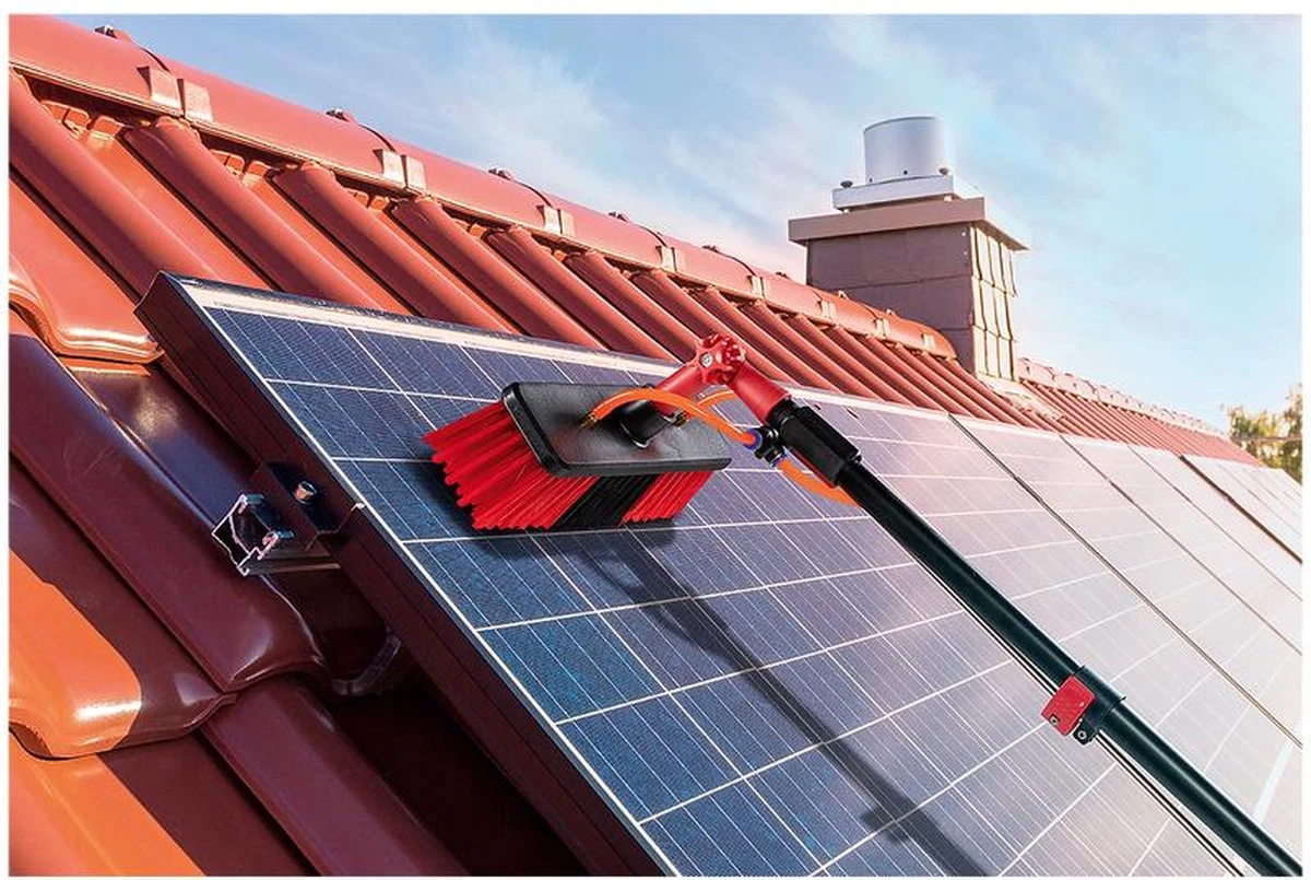 Telescoopsteel Met Borstel 6 Delige Set – Telescoop Met Borstel - Telescoopsteel Ramenwassen – Uitschuifbaar Tot 4,6 Meter - Met Zeepdispenser 5 Telescoopsteel Met Borstel 6 Delige Set – Telescoop Met Borstel - Telescoopsteel Ramenwassen – Uitschuifbaar Tot 4,6 Meter - Met Zeepdispenser - Afbeelding 3