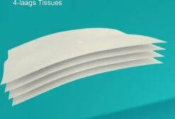 BAMTIME BamboeTissuepapier 4-laags Wc Papier - Wit Color Gebleekt 27 (3*9) Rollen -Lifestyle-Productwinkel 1200x817