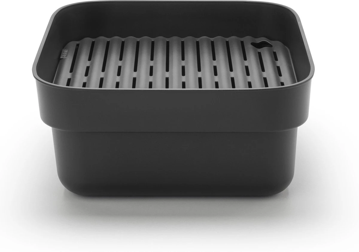 Brabantia SinkSide Afwasbak Vierkant - Met Afdruipschaal - Dark Grey 11 Brabantia SinkSide Afwasbak Vierkant - Met Afdruipschaal - Dark Grey - Afbeelding 9