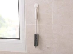 Merkloos Flessenborstel - Siliconen - Schoonmaak - Baby - Bidon - Dopper - Flessen - Reiniger - Wit - Grijs - Glazen - Borstel -Lifestyle-Productwinkel 1200x891 2