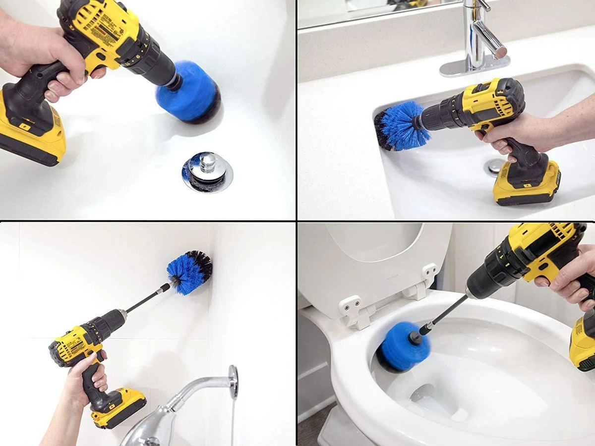 Merkloos 3 Delige Borstelset Voor Boormachine, Opzetstuk Voor Boormachine, Reinigingsborstels, Boorborstels 8 Merkloos 3 Delige Borstelset Voor Boormachine, Opzetstuk Voor Boormachine, Reinigingsborstels, Boorborstels - Afbeelding 6