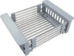 IBright Verstelbare Keukenrek - Gootsteen Mand - Afdruiprek – Vergiet – Verstelbaar In Lengte - Uitschuifbaar - RVS Grijs 21 IBright Verstelbare Keukenrek - Gootsteen Mand - Afdruiprek – Vergiet – Verstelbaar In Lengte - Uitschuifbaar - RVS Grijs -Lifestyle-Productwinkel 1200x914