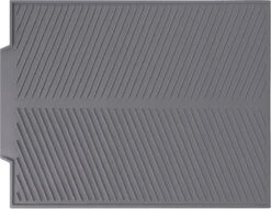 Navaris Siliconen Droogmat Met Afvoer - Aanrecht Droogmat Voor Afwas, Borden, Bestek, Glazen - Grijs -Lifestyle-Productwinkel 1200x928