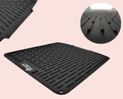 HOMYHON Afdruipmat -Afdruipmat Siliconen -Pannenonderzetter- Antislip -Hittebestendig - Aanrecht Mat -Siliconen Mat - 40 X 46 Cm - Zwart 13 HOMYHON Afdruipmat -Afdruipmat Siliconen -Pannenonderzetter- Antislip -Hittebestendig - Aanrecht Mat -Siliconen Mat - 40 X 46 Cm - Zwart -Lifestyle-Productwinkel 1200x960 2