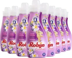 Robijn Creations Paarse Orchidee & Bosbessen Wasverzachter - 8 X 30 Wasbeurten - Voordeelverpakking -Lifestyle-Productwinkel 1200x970