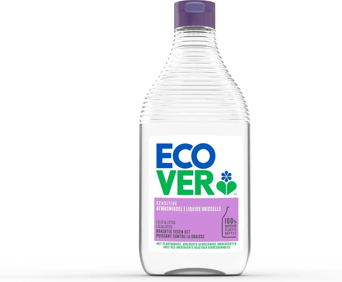 Ecover - Afwasmiddel - Lelie & Lotus - Voordeelverpakking 8 X 450 Ml 6 Ecover - Afwasmiddel - Lelie & Lotus - Voordeelverpakking 8 X 450 Ml - Afbeelding 4