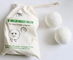 Jean's Goods Drogerballen - Droogballen - Wasdrogerballen - Wasdroger Ballen - Wasbol - Wasbollen - Wasballen - Energiebesparende Producten - Energiebesparend - Duurzaam Cadeau - RWS Wol - Zero Waste - Wasverzachter - Beige - 6 Stuks -Lifestyle-Productwinkel 1200x997