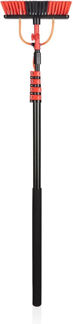 Umuzi Cleaning Telescopische Waterborstel - Uitschuifbare Schrobborstel Voor Ramen, Gevel En Huis - 1,3 Tot 4,6 Meter - Reiniger Met 4 Uitschuifbare Delen - Zeepdispenser Met Doseerknop -Lifestyle-Productwinkel 273x1200 1