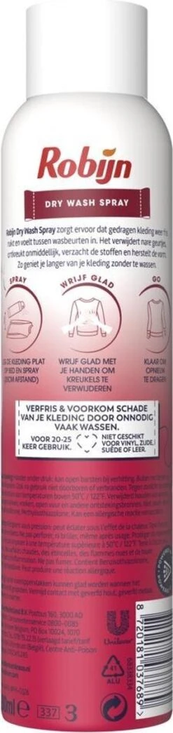 Robijn Pink Sensation Dry Wash Spray 200 Ml -Lifestyle-Productwinkel 284x1200 1