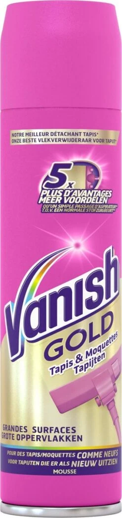Vanish Gold Mousse Voor Tapijt Vlekkenverwijderaar - 600 Ml 13 Vanish Gold Mousse Voor Tapijt Vlekkenverwijderaar - 600 Ml -Lifestyle-Productwinkel 284x1200 2