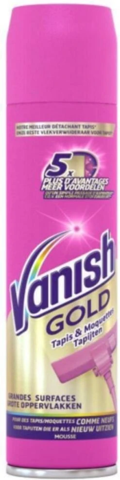 Vanish Gold Mousse Voor Tapijt Vlekkenverwijderaar - 600 Ml 10 Vanish Gold Mousse Voor Tapijt Vlekkenverwijderaar - 600 Ml -Lifestyle-Productwinkel 302x1200