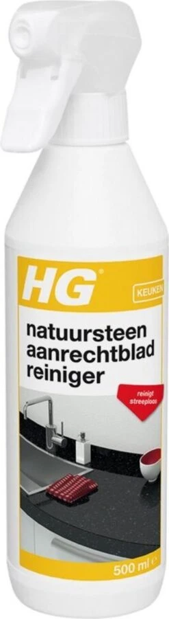 HG Natuurstenen Aanrechtbladreiniger - 500ml - Veilig In Gebruik - Streeploos Schoon - Dagelijkse Reiniging -Lifestyle-Productwinkel 329x1200 3