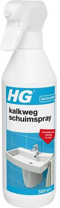 HG Kalkweg Schuimspray - 500ml - 100% Glans - Verwijdert En Voorkomt Kalk - Biologisch Afbreekbaar -Lifestyle-Productwinkel 348x1200 1