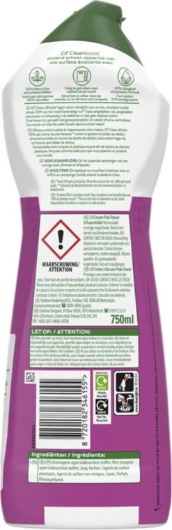 Cif CleanBoost Cream Pink Schuurmiddel - 8 X 750 Ml - Voordeelverpakking -Lifestyle-Productwinkel 390x1200 3