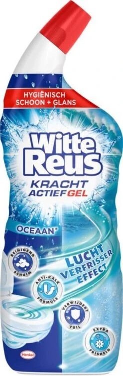 Witte Reus Toiletreiniger - Kracht Actief Gel Oceaan - Voordeelverpakking 10 X 700ml -Lifestyle-Productwinkel 393x1200 1